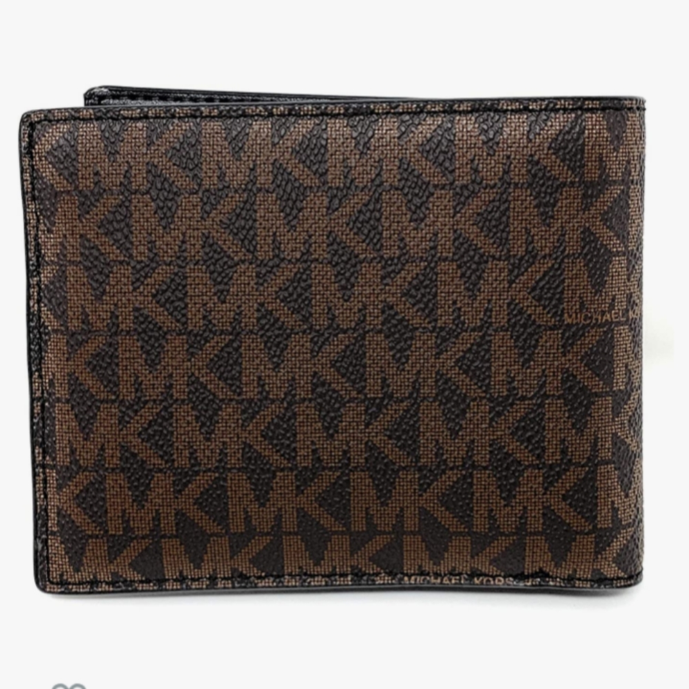 Michael kors men's brown bifold wallet - Picture 2 of 6